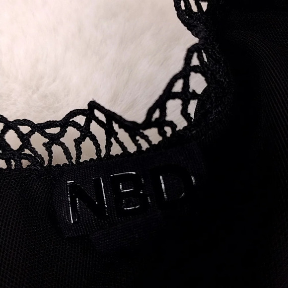 Revolve NBD Romantic Sexy Black Mini Dress - Picture 8 of 16